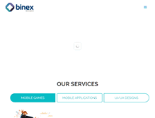 Tablet Screenshot of binexsolutions.com
